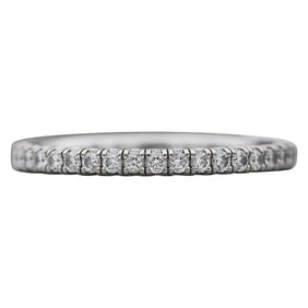 Cartier Platinum Diamond Eternity Band Ring