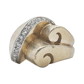 14k Yellow Gold Diamond Ring