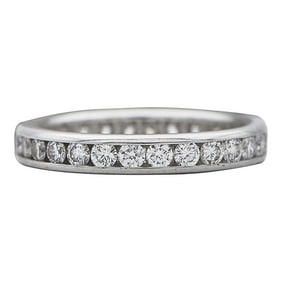 Platinum Diamond Band Ring