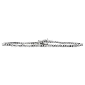 18k White Gold Diamond Tennis Bracelet