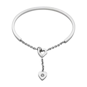 Cartier Mon Amour 18k White Gold Diamond Bangle Bracelet