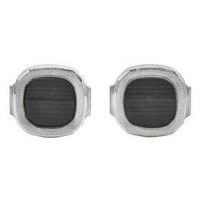 Patek Philippe Nautilus 18k White Gold Cufflinks