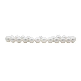 Mikimoto High Luster White Akoya Pearl Bracelet with 18k White Gold Clasp