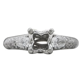 Platinum Diamond Engagement Ring Setting