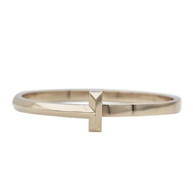 Tiffany & Co. Tiffany T T1 18k Rose Gold Hinged Bangle Bracelet