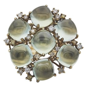 Suarez 18k Yellow Gold Multi Gem-Set Ring