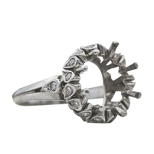 Platinum Diamond Ring Setting (1 of 3)