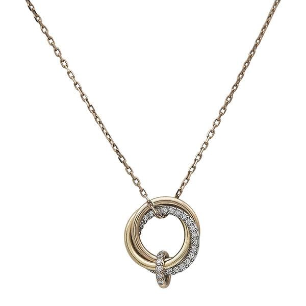 Cartier Trinity 18k Gold and Diamond Pendant Necklace (1 of 4)