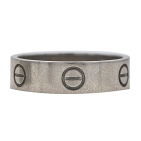 Cartier Love 18k White Gold Band Ring