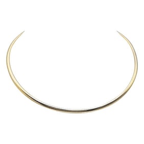 14k Yellow Gold Omega Chain Necklace