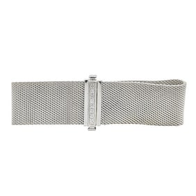 Tiffany & Co. Somerset Mesh Sterling Silver Diamond Clasp Bracelet