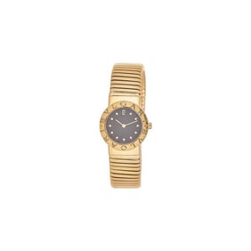 Bulgari Bvlgari Tubogas 18k Yellow Gold Watch Ref. BB26, circa 1990