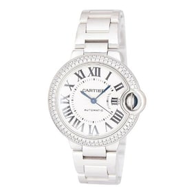 Cartier Ballon Bleu 18k White Gold Watch Ref. WE902035 / 3491, circa 2019