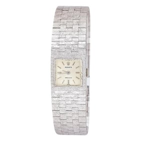 Rolex Precision 18k White Gold Watch Ref. 2157, circa 1960