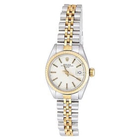 Rolex Date 18k Yellow Gold and Stainless Steel Watch Ref. 6917, circa 1981