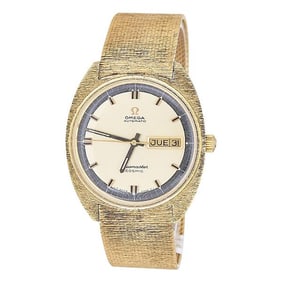 Omega Seamaster 18k Yellow Gold Watch, circa 1969