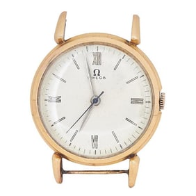 Omega 18k Yellow Gold Watch Head Ref. 10959/3686, circa 1960