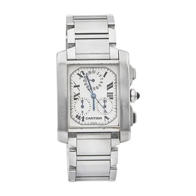 Cartier Tank Française Stainless Steel Watch Ref. W51001Q3 / 2303, circa 2000