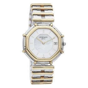 Gérald Genta 18k Yellow Gold and Stainless Steel Watch Ref. G2860.7, circa 1990