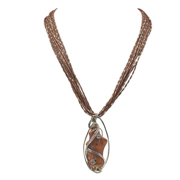 Ed Aguilar 14k Gold Coral Multi Strand Necklace and 10k Gold Coral Pendant (1 of 5)