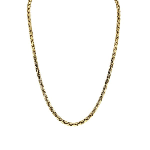 David Yurman 18k Yellow Gold Chain Necklace (1 of 6)