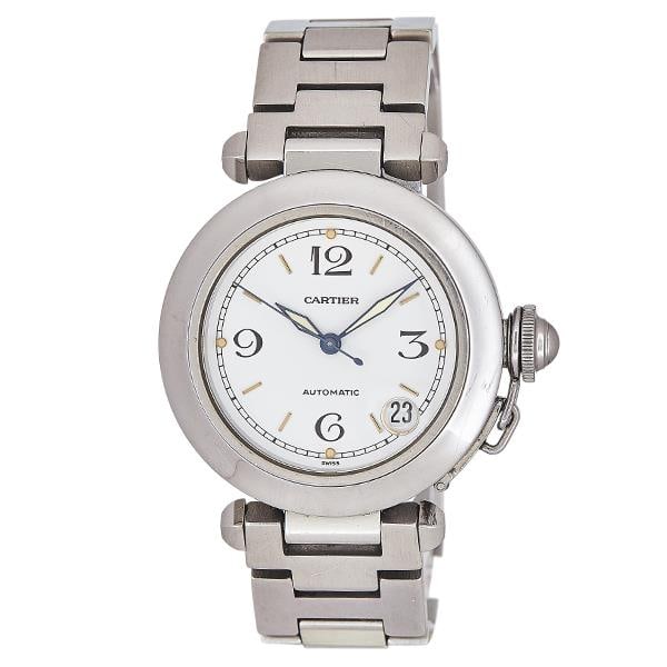 Cartier Pasha Stainless Steel Watch Ref. W31015M7 2324, circa 2000 (1 of 6)
