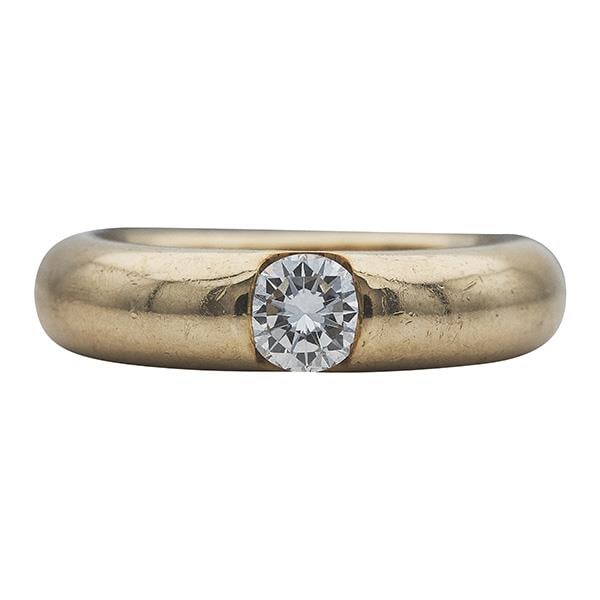 Cartier 18k Yellow Gold Diamond Band Ring