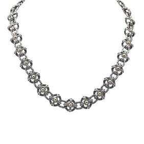 Konstantino Sterling Silver and 18k Yellow Gold Cross Chain Necklace