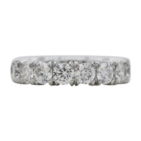 18k White Gold Diamond approx. 4.80 ctw Eternity Band Ring