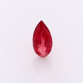 3.22 carat Pear-Shaped East Africa No Heat Ruby