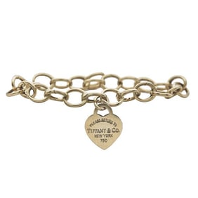 Tiffany & Co. Return to Tiffany 18k Yellow Gold Heart Tag Bracelet