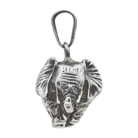 Sterling Silver Elephant Pendant