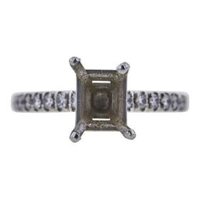 Platinum Diamond Engagement Ring Setting