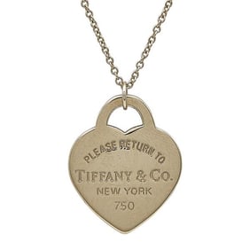 Tiffany & Co. Return to Tiffany 18k Yellow Gold Heart Tag Pendant Necklace