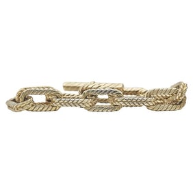 Tiffany & Co. 18k Yellow Gold Geometric Ropes Toggle Bracelet