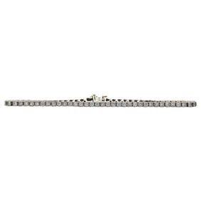 14k Yellow Gold Diamond Tennis Bracelet