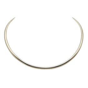 14k Yellow Gold Omega Chain Necklace