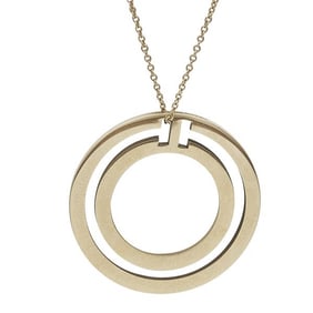 Tiffany & Co. Tiffany T 18k Yellow Gold Pendant Necklace