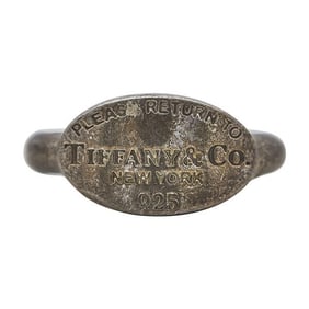 Tiffany & Co. Please Return to Tiffany & Co. Sterling Silver Ring