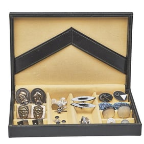 Lot of Vintage Costume Cufflinks, Shirts Studs and Tie Bars