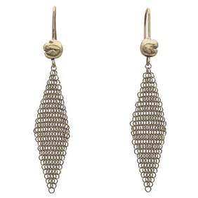 Tiffany & Co. Elsa Peretti Mesh Drop Earrings