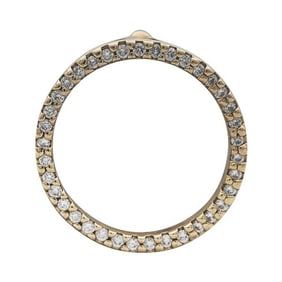 Roberto Coin 18k Yellow Gold Diamond Circle Slide Pendant