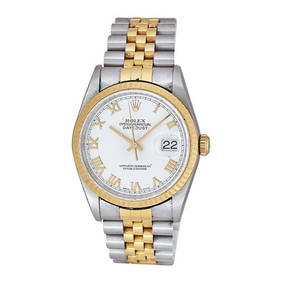 Rolex DateJust 36 18k Yellow Gold and Stainless Steel Watch Ref. 16233, circa 2000 (1 of 5)