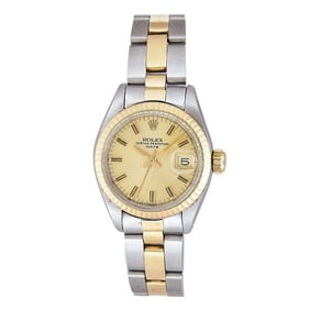 Rolex Date 14k Yellow Gold and Stainless Steel Watch Ref. 6917, circa 1980
