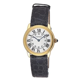 Cartier Ronde Solo 18k Yellow Gold and Stainless Steel Watch Ref. W6700355 2987, circa 2011