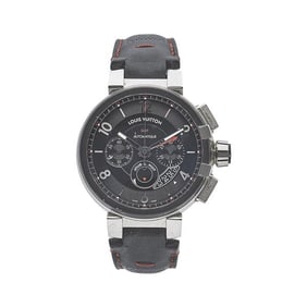 Louis Vuitton Tambour Stainless Steel Watch Ref. Q1052, circa 2015