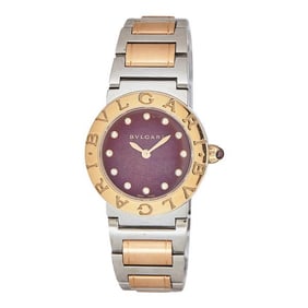 Bvlgari Bulgari-Bulgari 18k Rose Gold and Stainless Steel Watch Ref. BBLP26SG, circa 2015