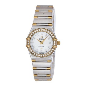 Omega Constellation 18k Yellow Gold and Stainless Steel Watch Ref. 12677500, circa 2000