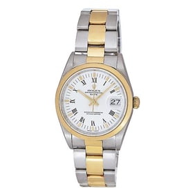 Rolex Date 18k Yellow Gold and Stainless Steel Watch Ref. 15203, 2005