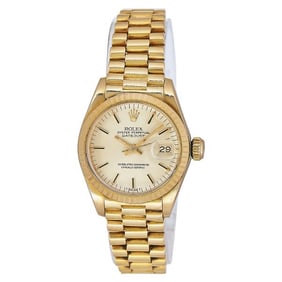 Rolex Datejust 18k Yellow Gold Watch Ref. 6917, 1977